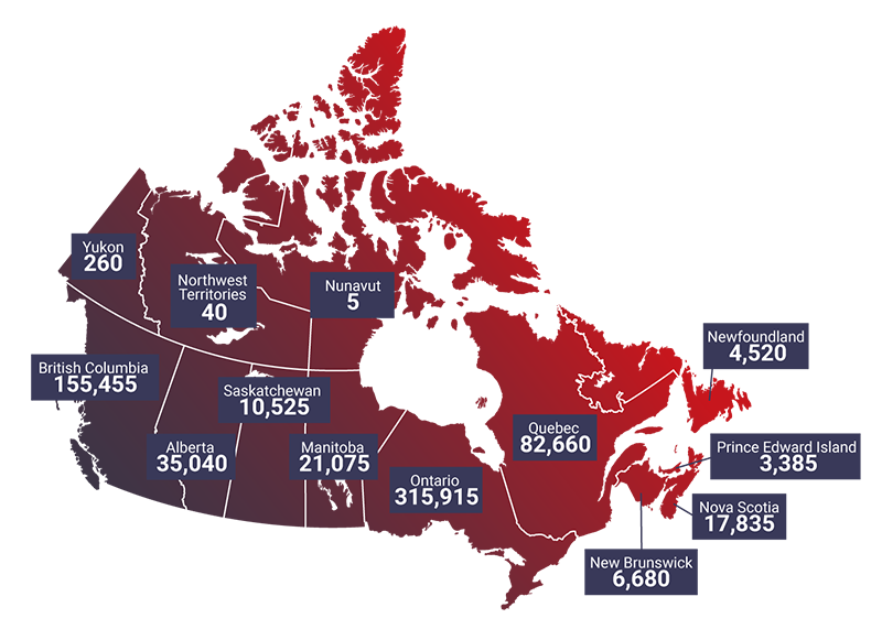 Distribution Of International Students In Canada