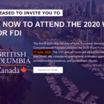 WORLD FORUM FOR FDI 2020 VANCOUVER BC