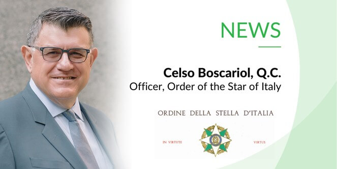 Celso Officer Order Of Star Italy